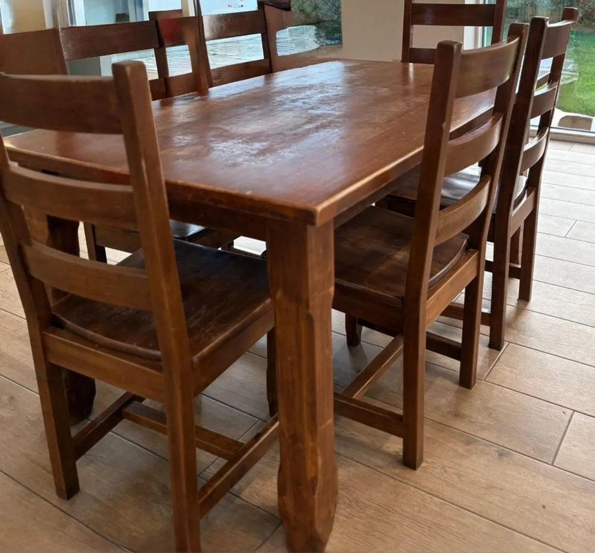Dining Table and 6 Chairs - Image 1