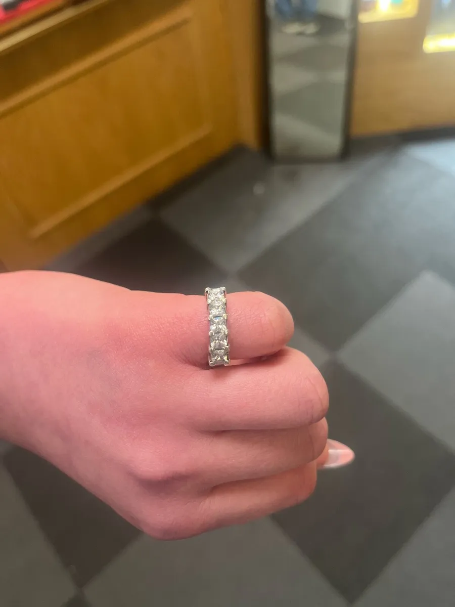 925 silver CZ ring - Image 3