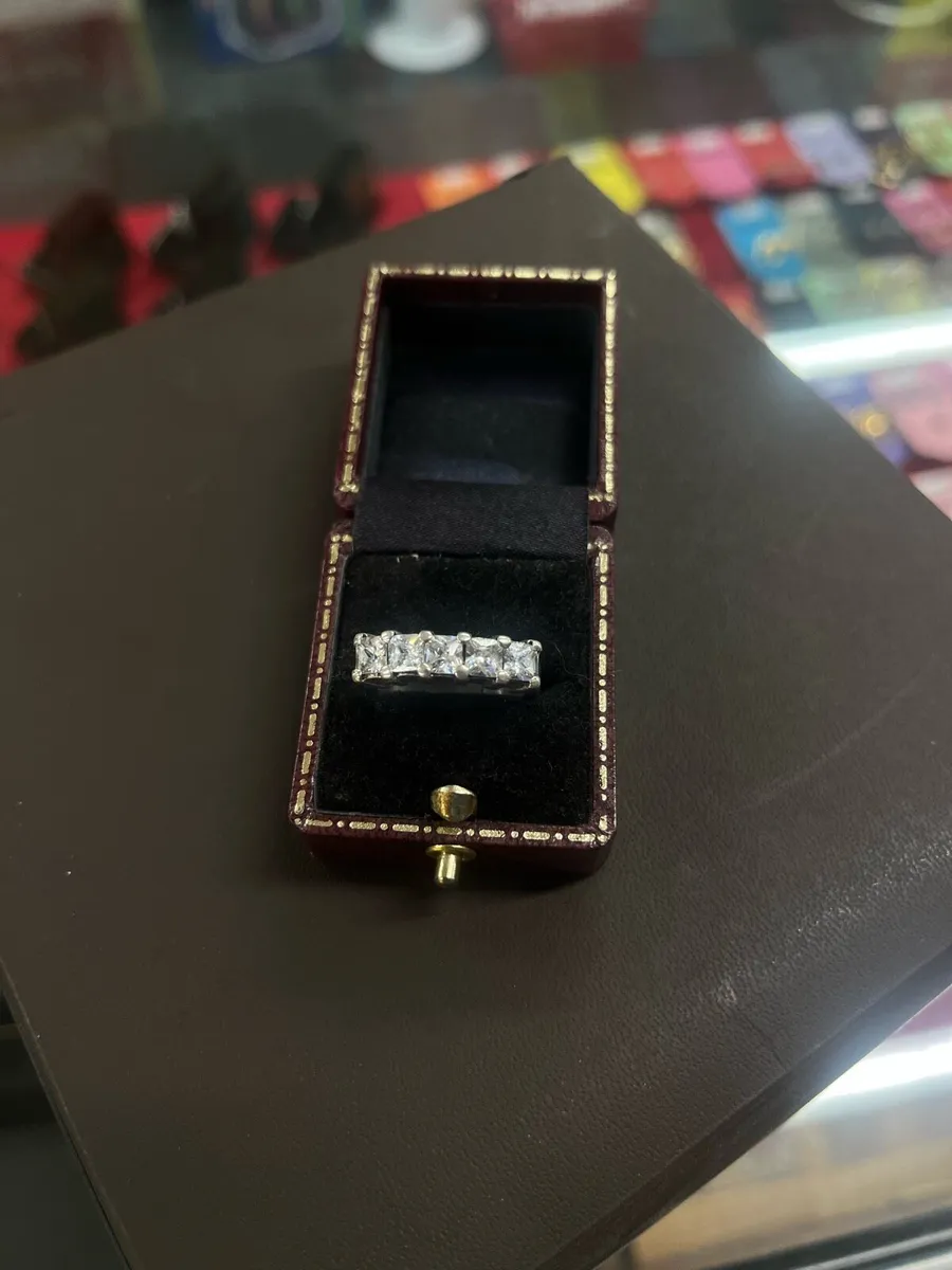 925 silver CZ ring - Image 1