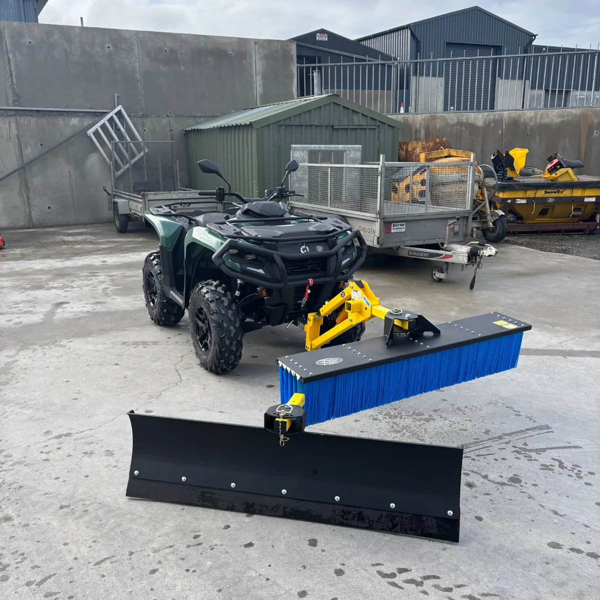 ATV Quad Sweeper Yard Scraper - Image 2