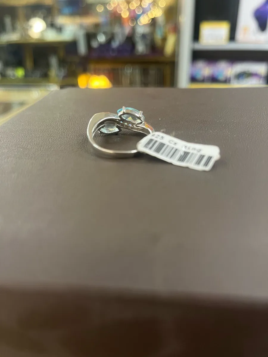 925 silver CZ ring - Image 3