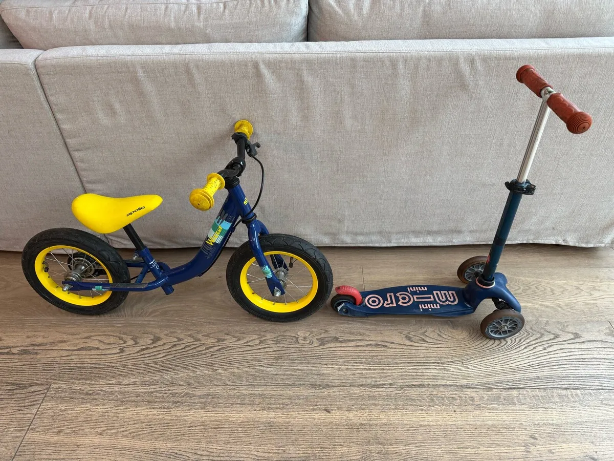 Kids Balance Bike & Micro Scooter - Image 3