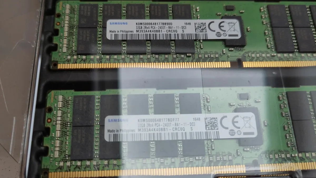 128GB RAM of Samsung 32GB DDR4 2400MHZ EEC RDIMM - Image 2