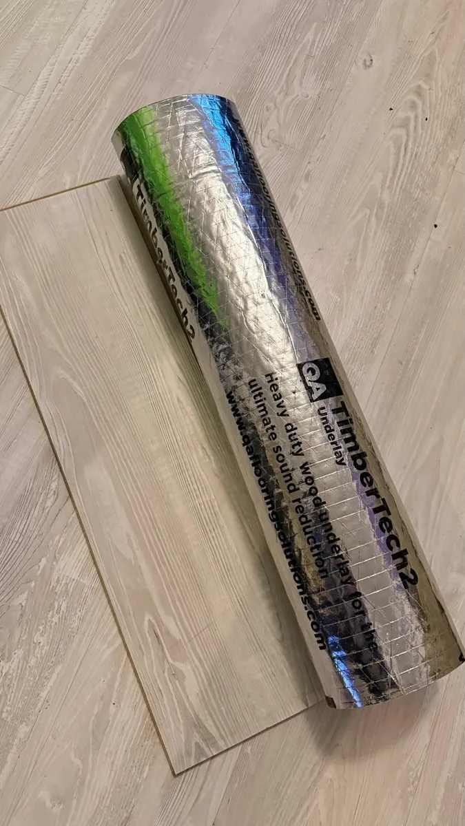 White Oak Hardwood Flooring & Acoustic Underlay