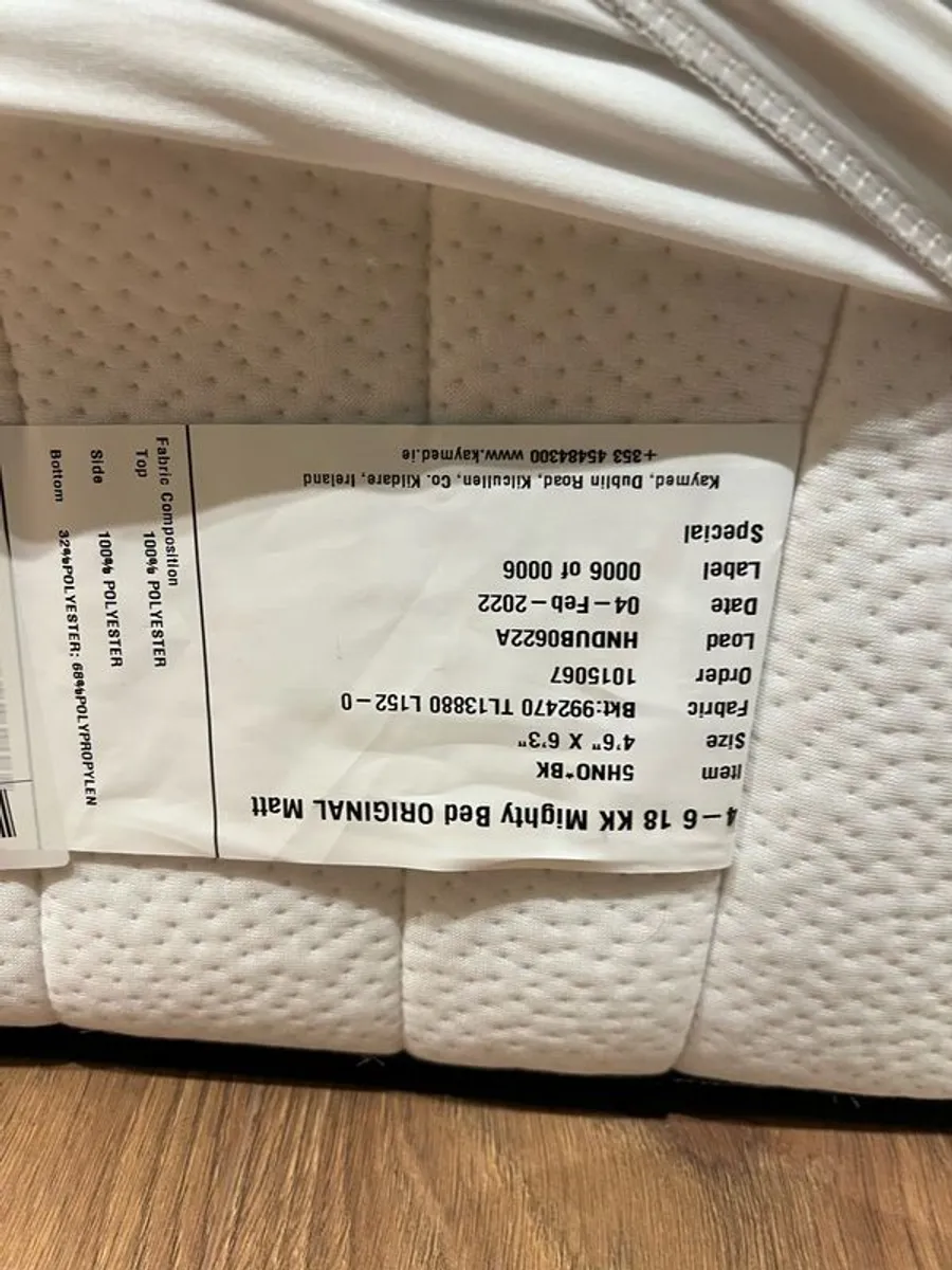King Koil Might Original 4ft6 Mattress - Lightly Used, Excellent Condition - Image 3
