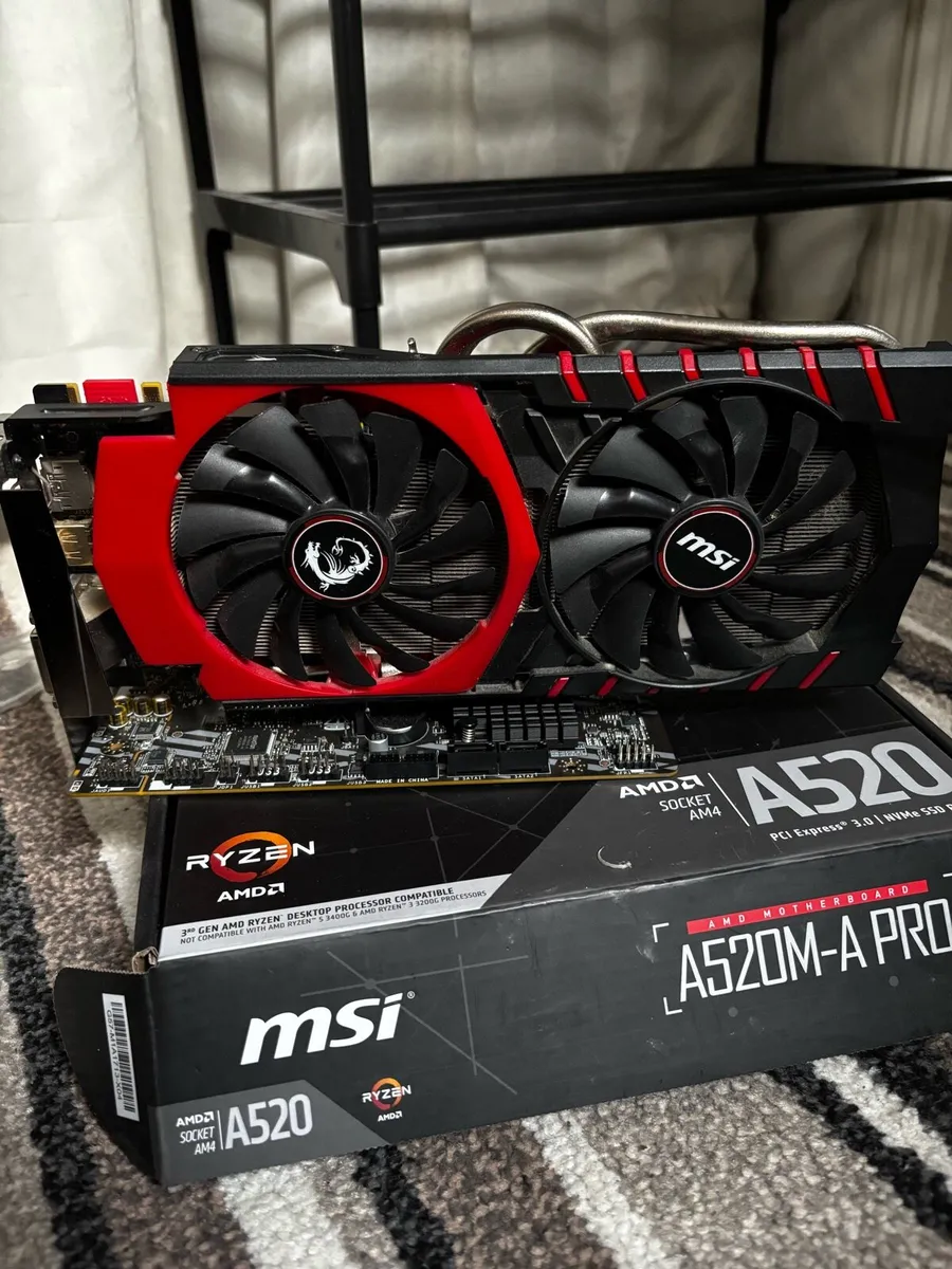 Mother board and gpu bundle am4, 970msi - Image 1