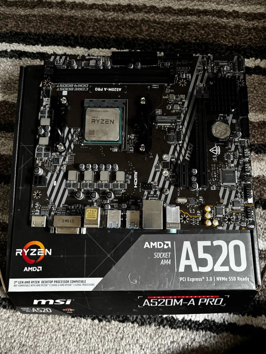 Mother board and gpu bundle am4, 970msi - Image 2