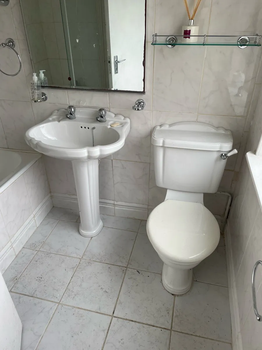 Cast iron bath toilet and sink - Image 2