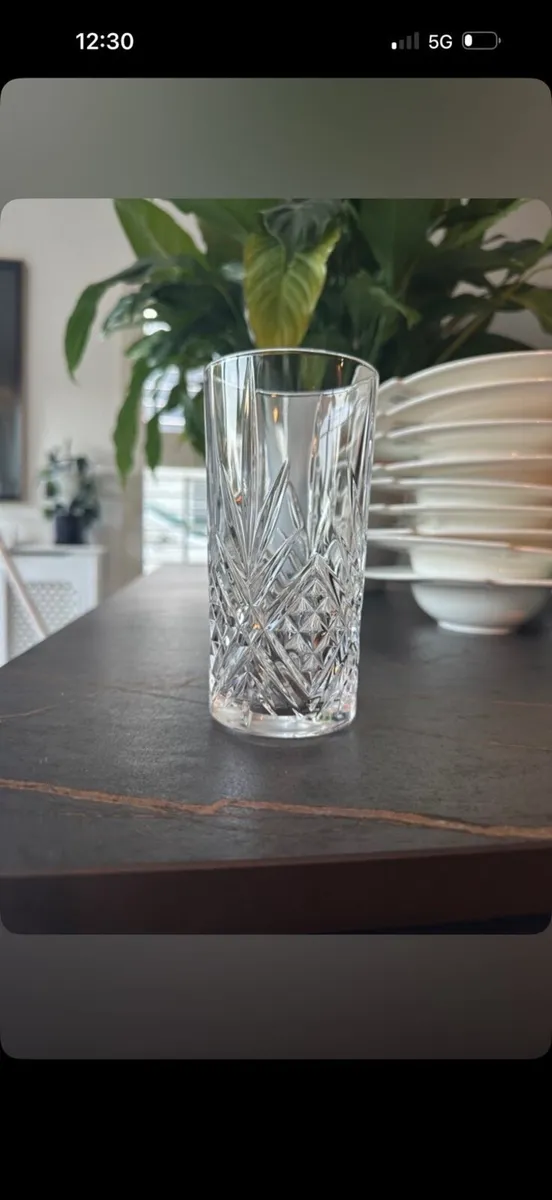 Box of crystal glasses - Image 4