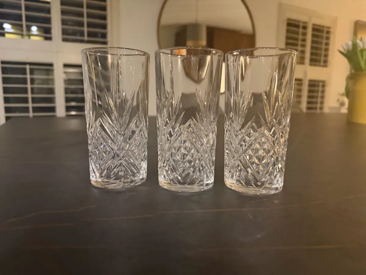 Crystal glasses ( box of 6) - Image 1