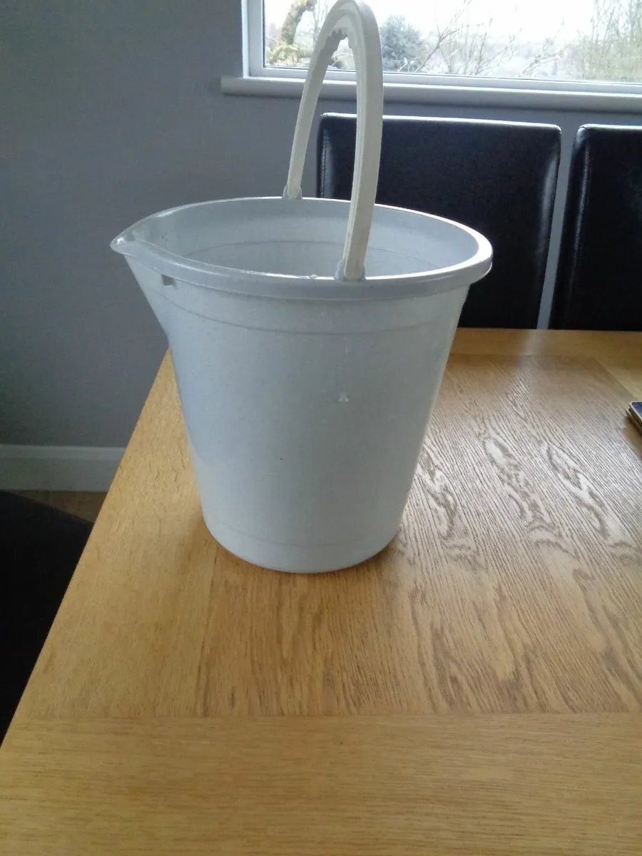 Plastic Bucket with Pouring Spout for Sale - Image 1