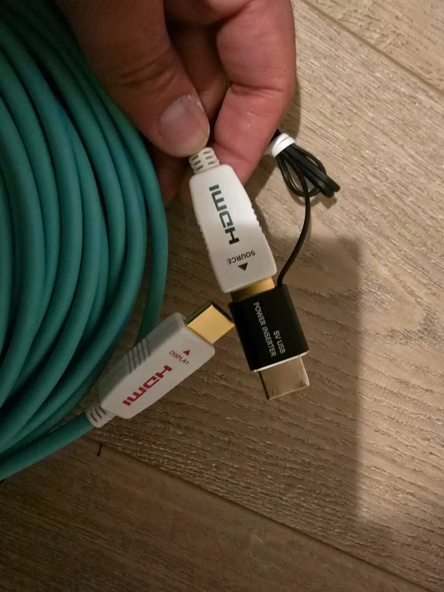 20m Fiber Active HDMI 2.1 48Gpbs Cable - Image 1
