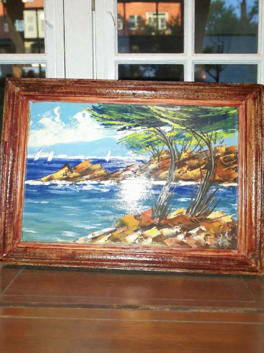 Lovely small oil painting - Image 1