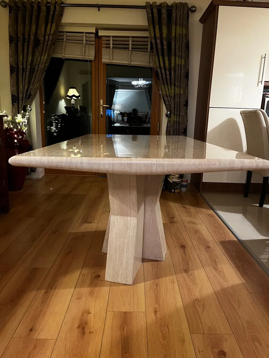 Solid Marble Dining Table - Image 1