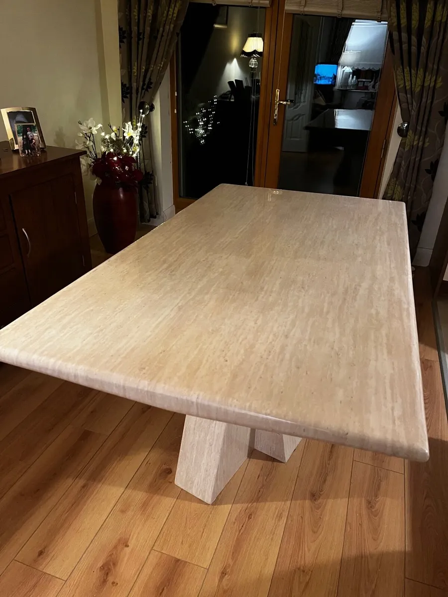 Solid Marble Dining Table - Image 2