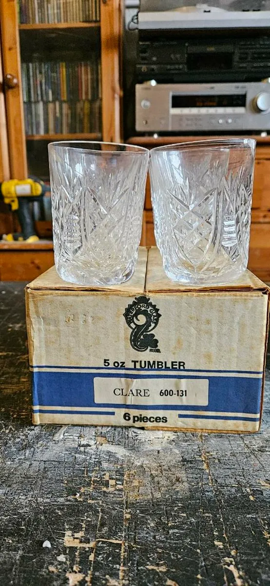 Clare Cut Waterford Crystal Tumblers - Image 4