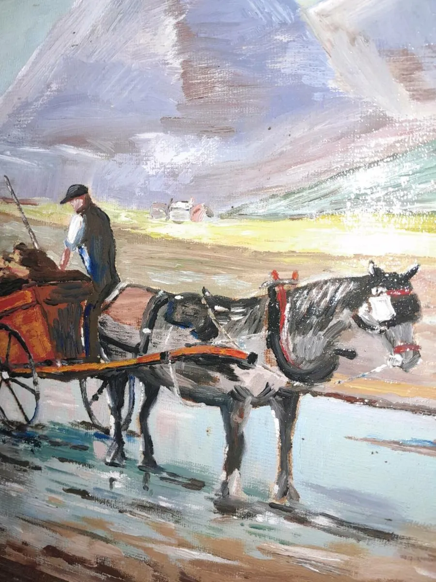 Stunning Irish oil painting on board - Image 3