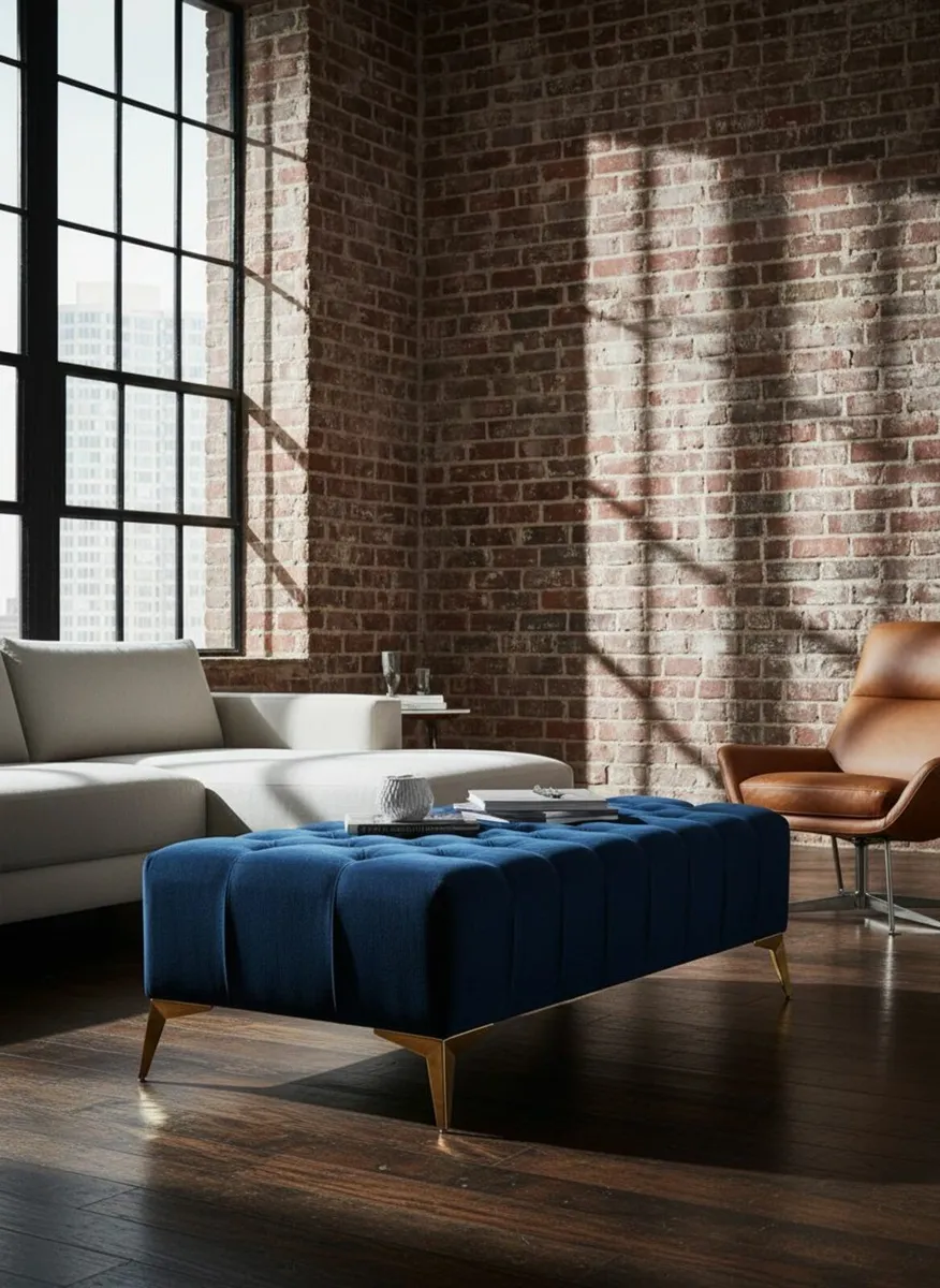 Velvet Chesterfield Lux Coffee Table - Image 4