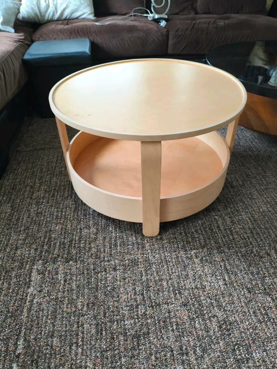 New IKEA table, storage underneath.40 euro - Image 2