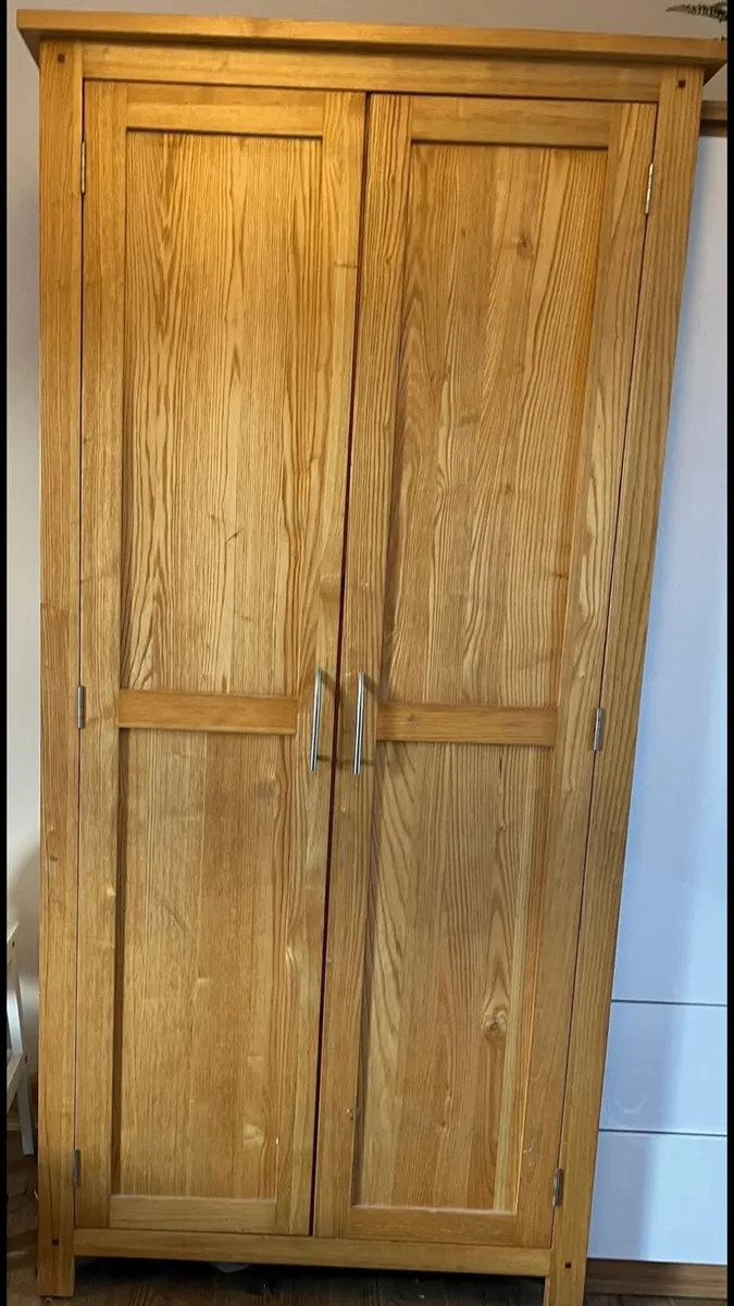 Sid oak wardrobe - Image 1