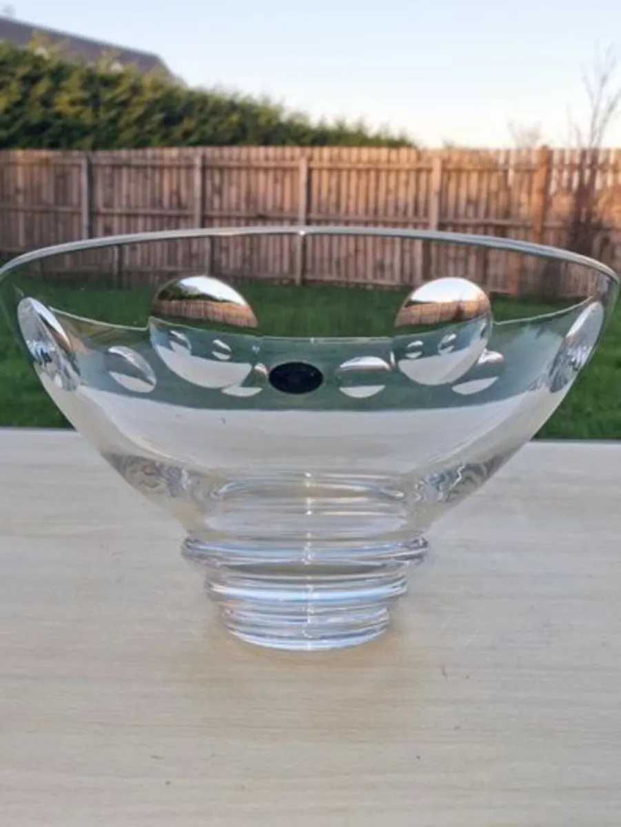 Bohemia glass big bowl - Image 1