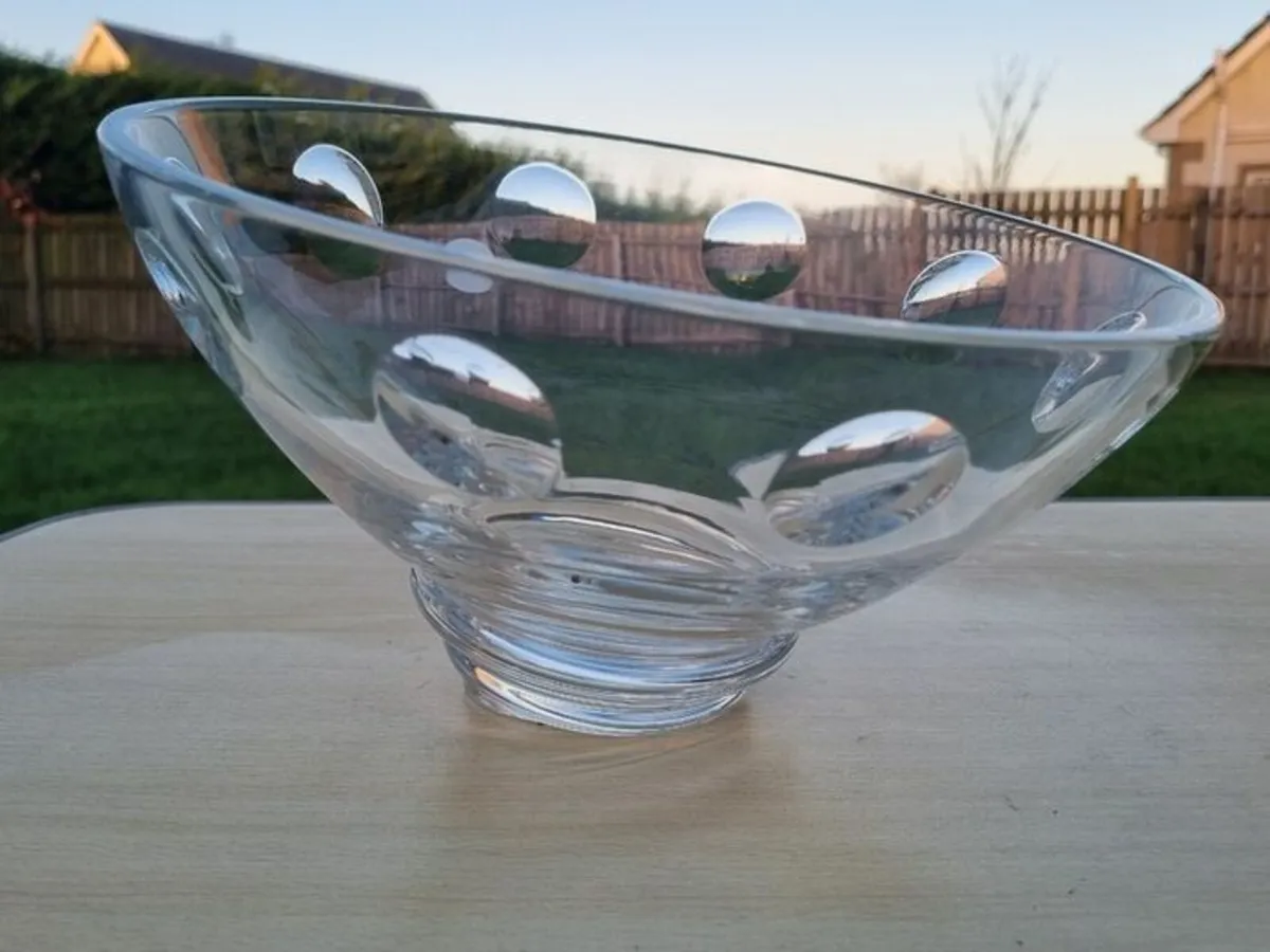 Bohemia glass big bowl - Image 3