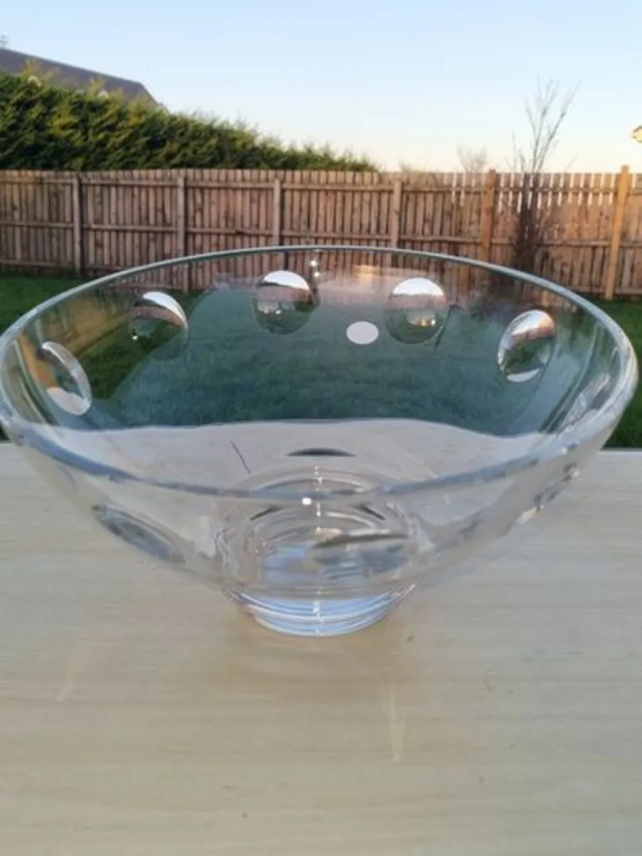 Bohemia glass big bowl - Image 4