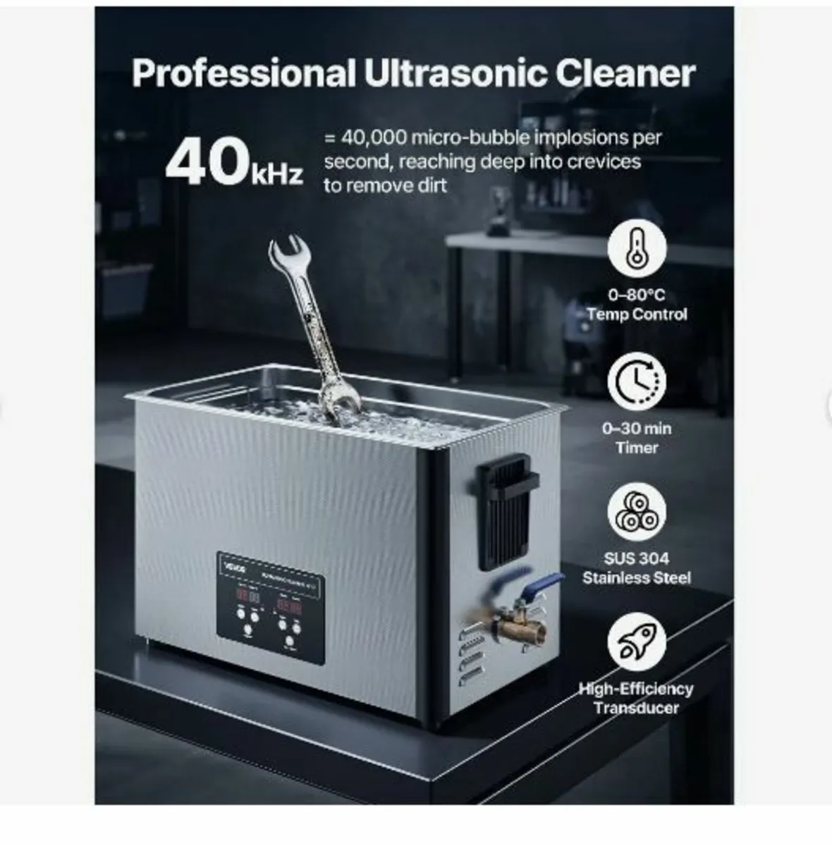 30L Ultrasonic Cleaner - Image 2