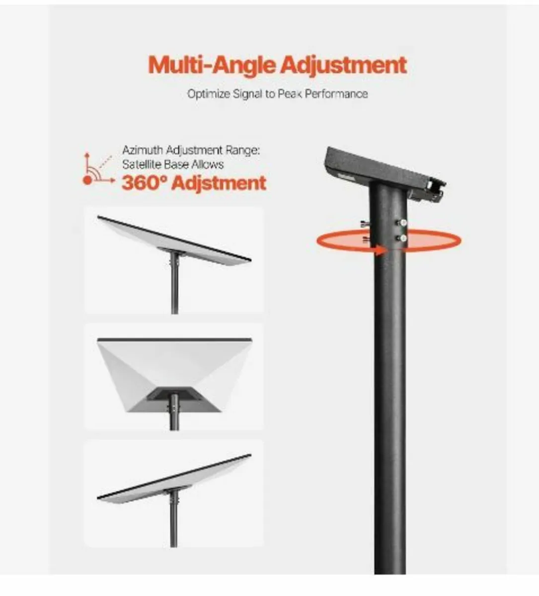 Starlink RV Ladder Mount, 360°Adjustable - Image 4
