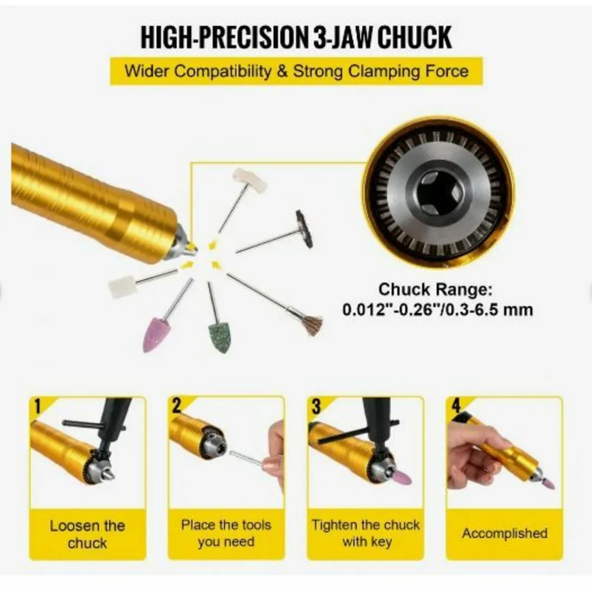 Flex Shaft Grinder 780W Rotary Tool - Image 4