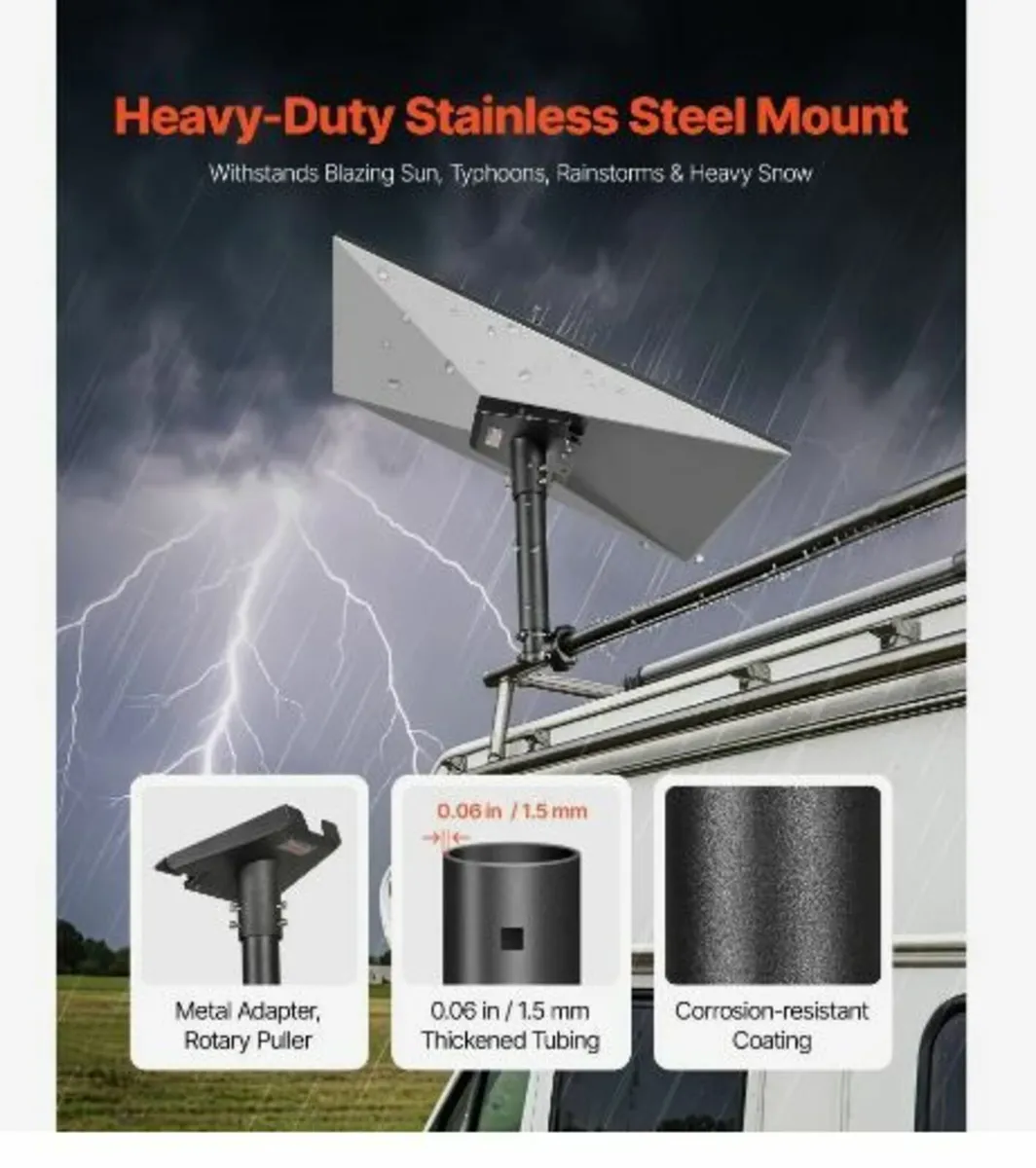 Starlink RV Ladder Mount, 360°Adjustable Angle - Image 3