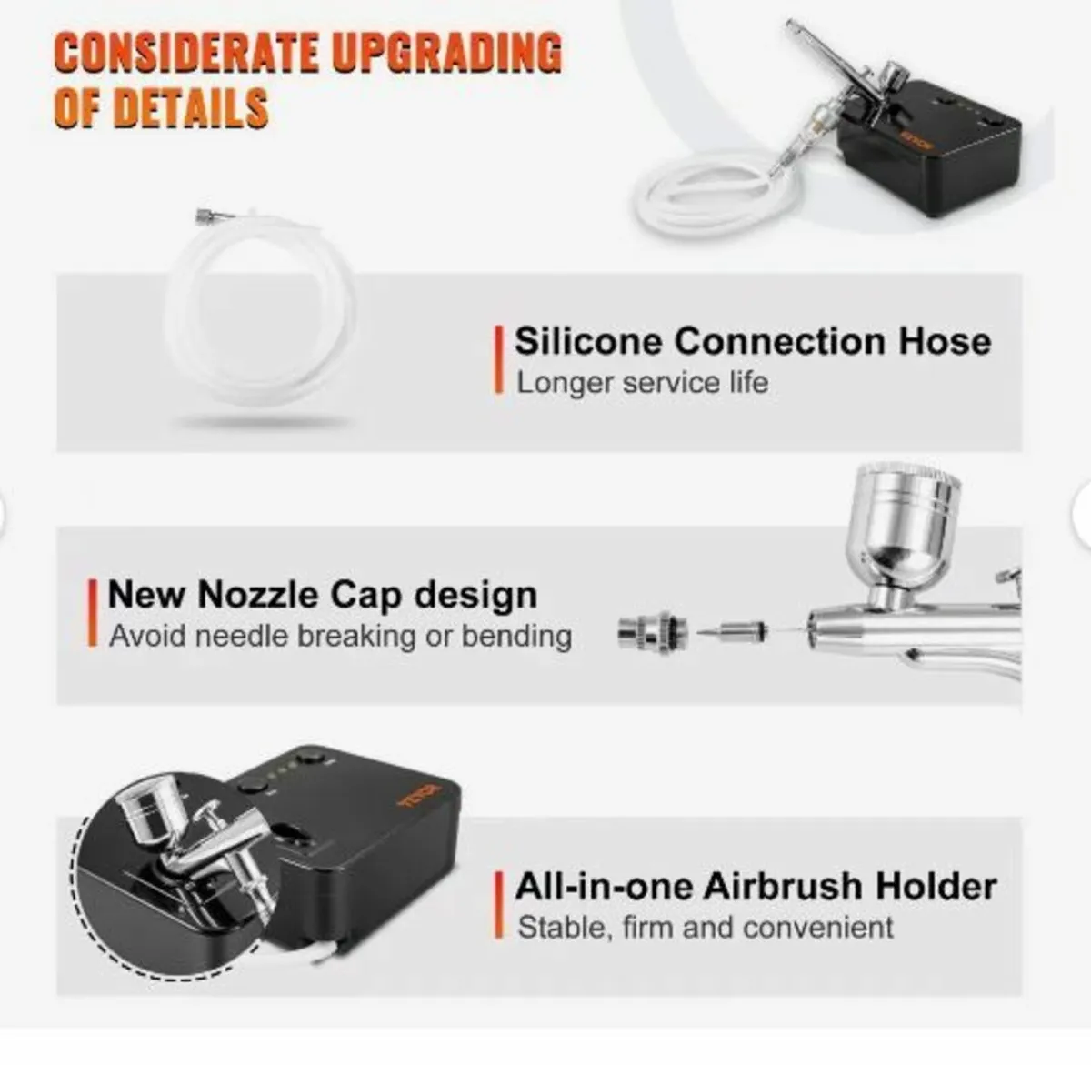 Airbrush Kit, Portable Airbrush Set - Image 2