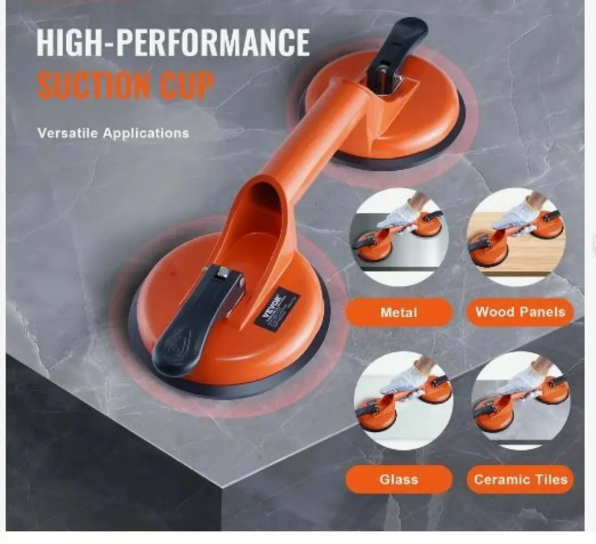 Glass Suction Cup, 11.9 cm 2 Pack - Image 3