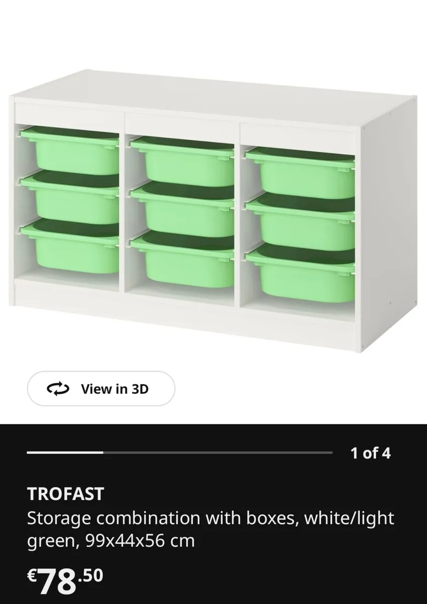 IKEA TROFAST Toy Storage Unit - Image 1