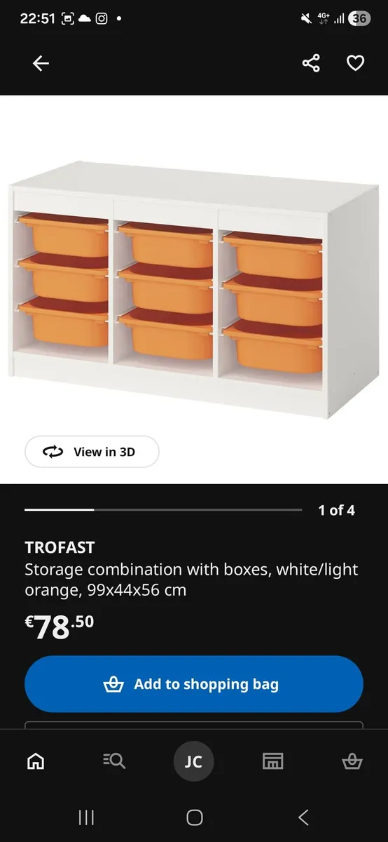 IKEA TROFAST Toy Storage Unit - Image 2