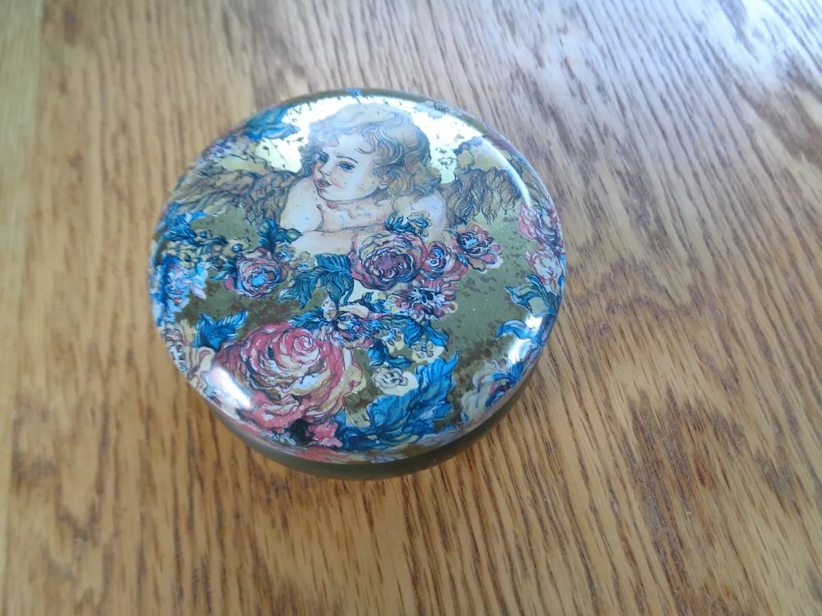 Vintage Angel Tin for Sale - Image 1
