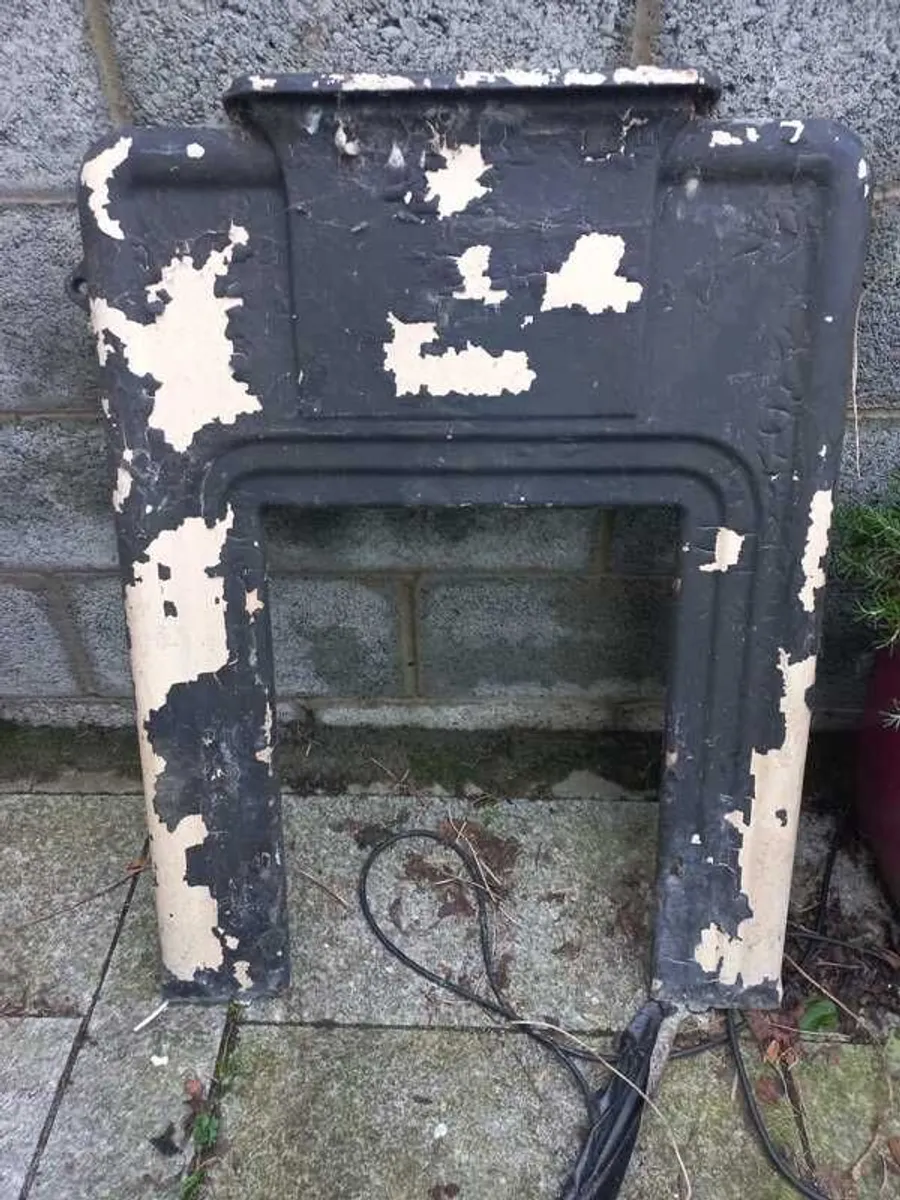 Art Deco Cast Iron Fireplace - Image 1