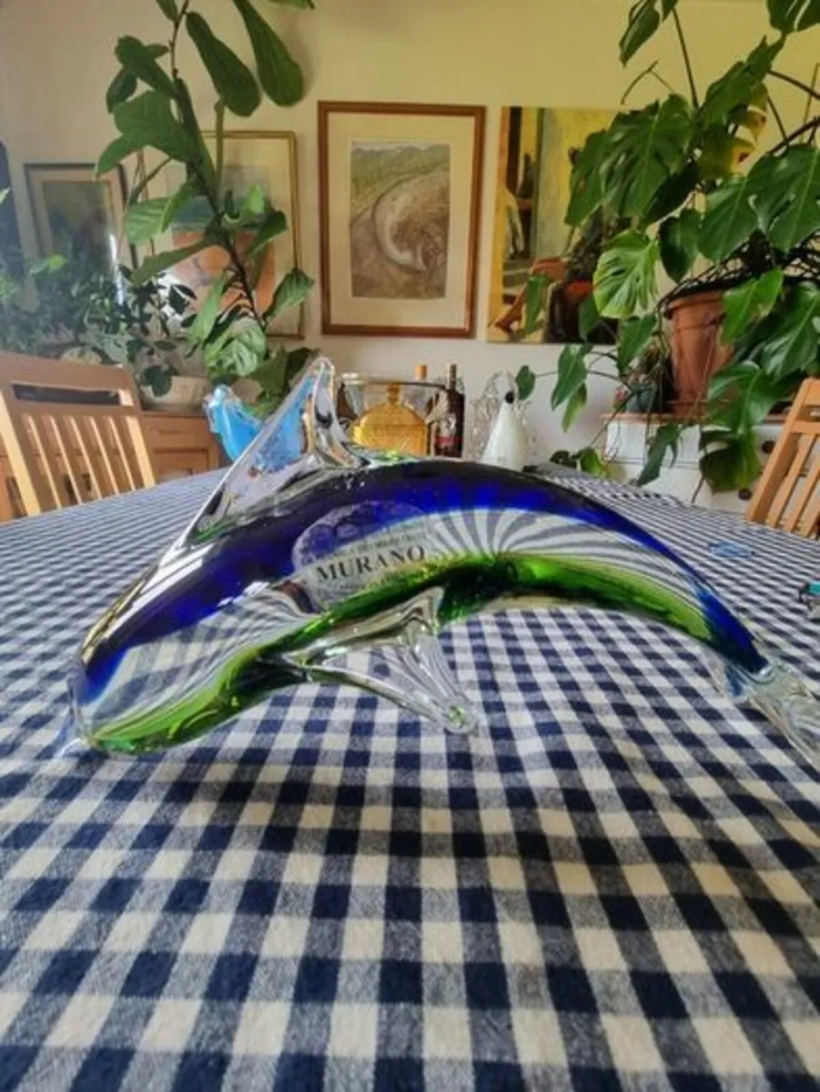 Big Murano glass dolphin - Image 1