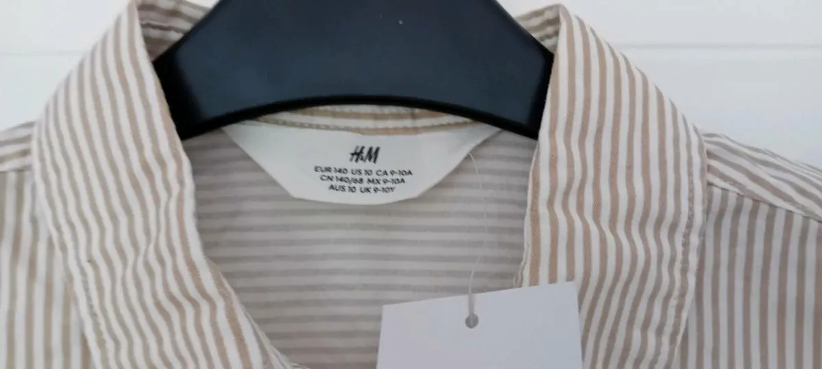 Boys H&M Cotton Shirt NEW - Image 2