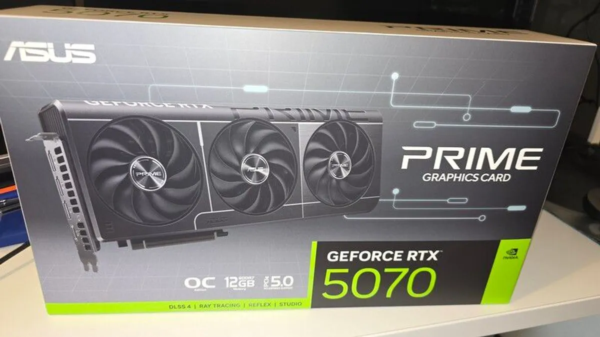 Asus Prime Geforce Rtx 5070 - 12gb Oc Edition - Image 1