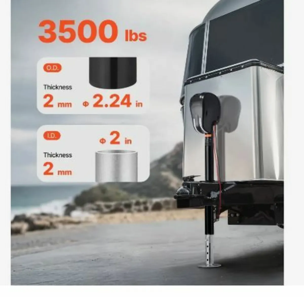 Electric Trailer Jack, 3500 lbs - Image 2