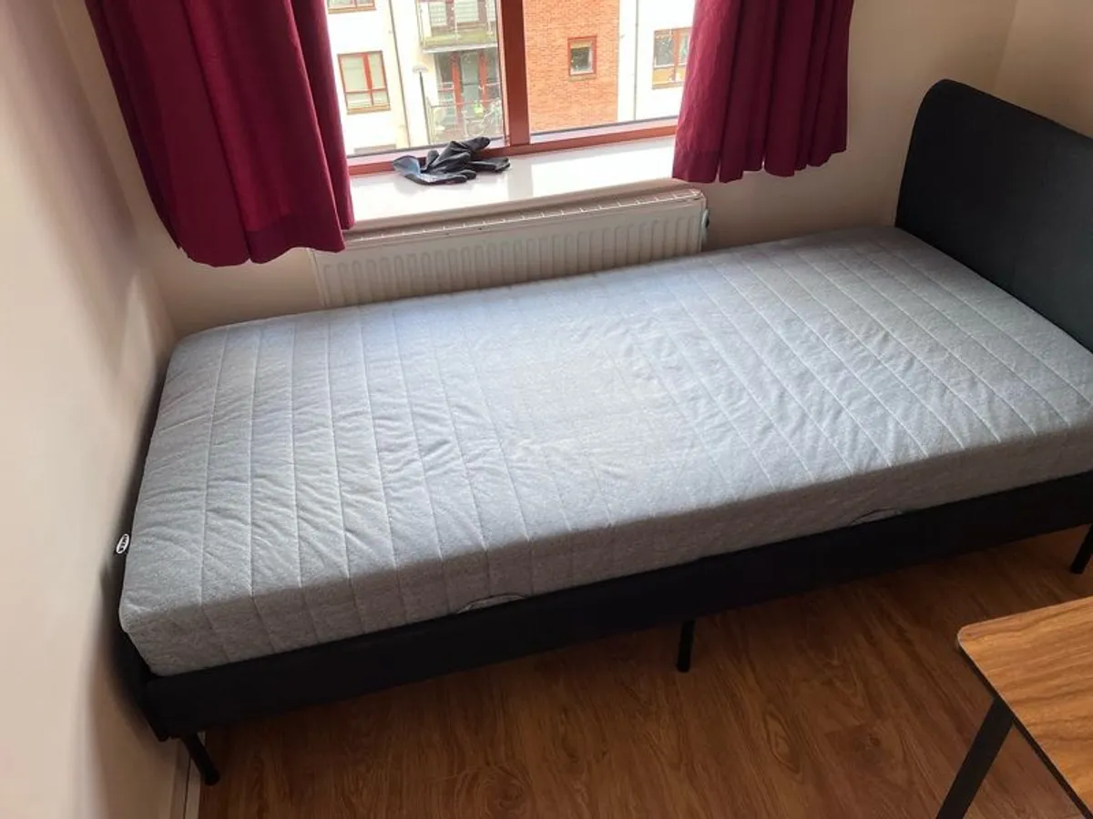 Single Bed (90x190) with Mattress - Image 2