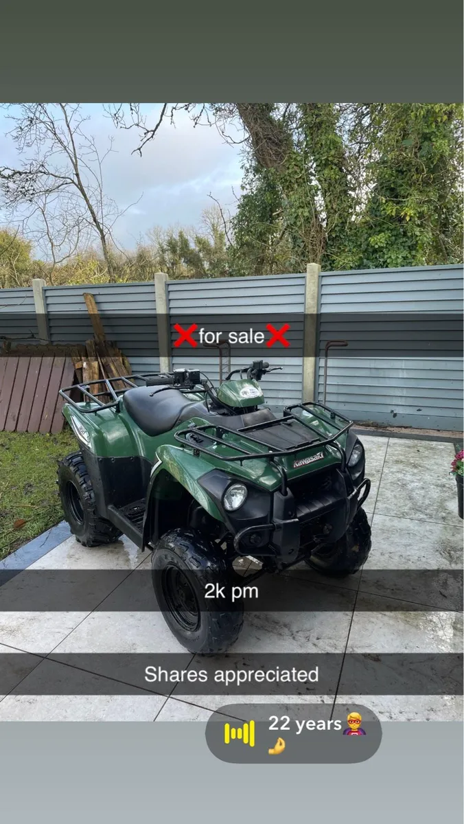 Kawasaki quad 300cc - Image 1