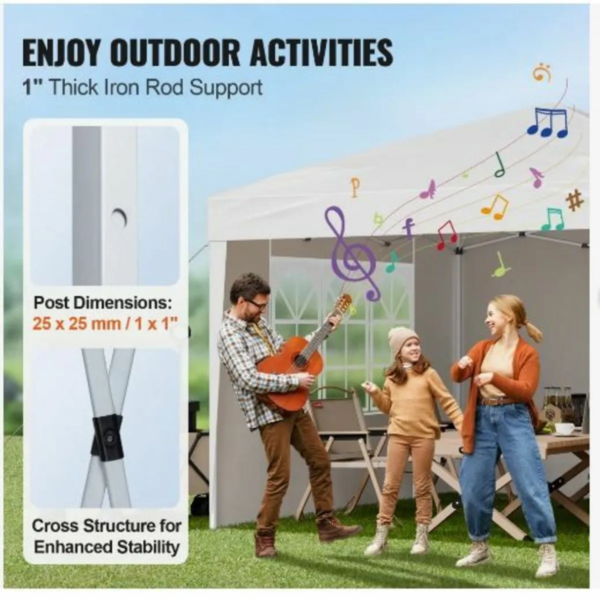 Pop Up Canopy, 2.95 x 2.95 m - Image 4