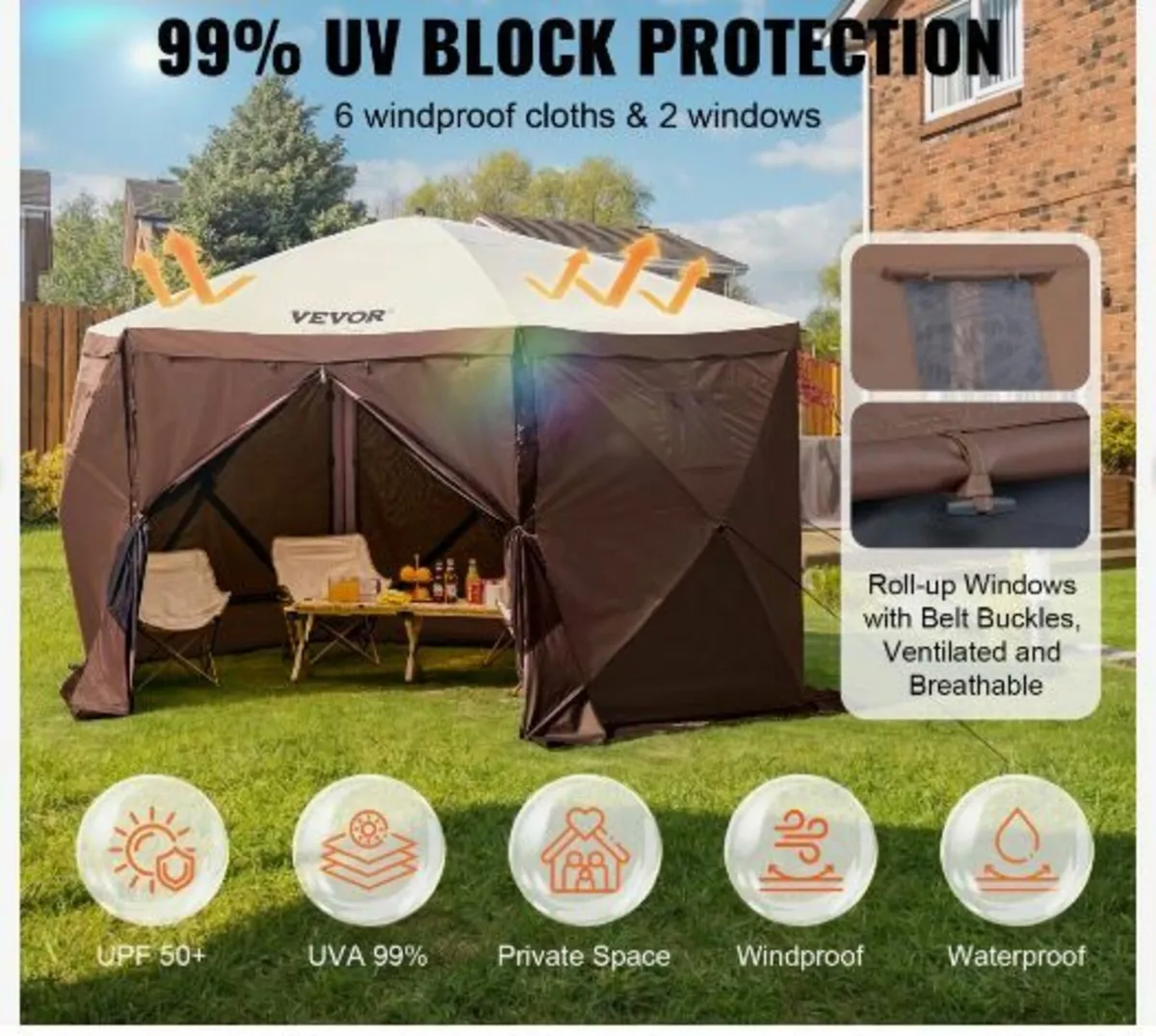 Pop Up Gazebo Tent, Pop-Up Screen - Image 2