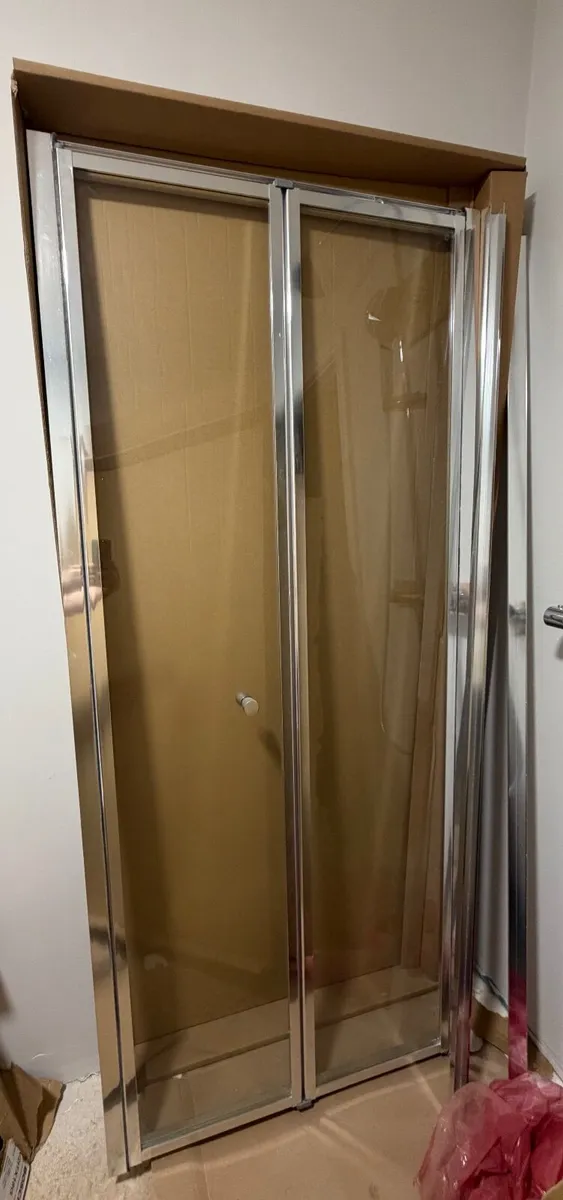 Shower Door (brand new) Haven Plus Bi Fold 1000mm - Image 1