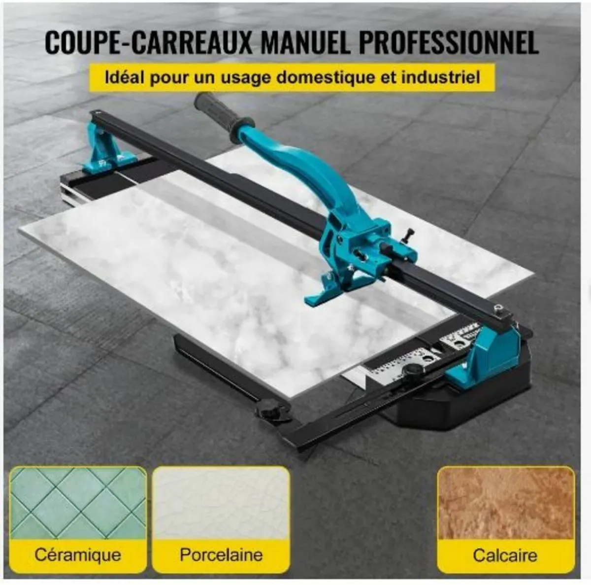 47 Inch Tile Cutter Single Rail Double Brackets - Image 3
