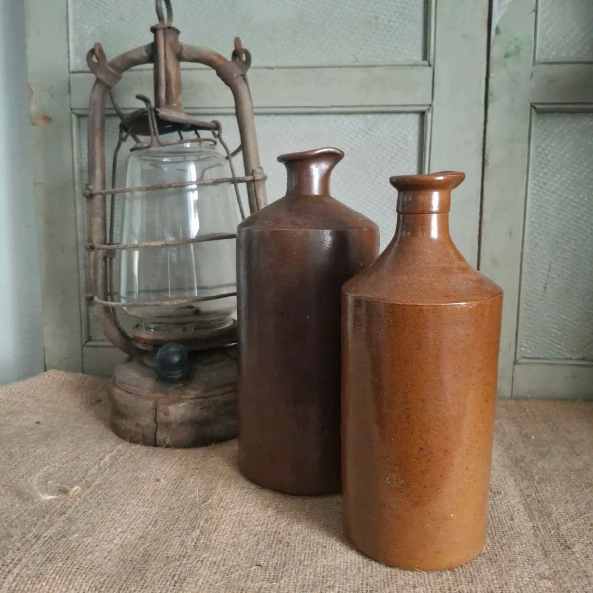 Pair of Antique Ink Bottles - Image 1