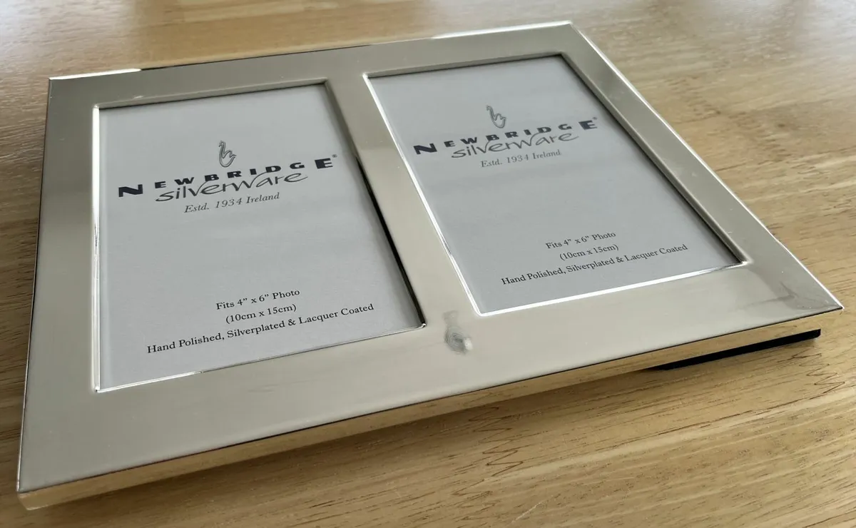 Newbridge Silverware double photo frame - Image 1