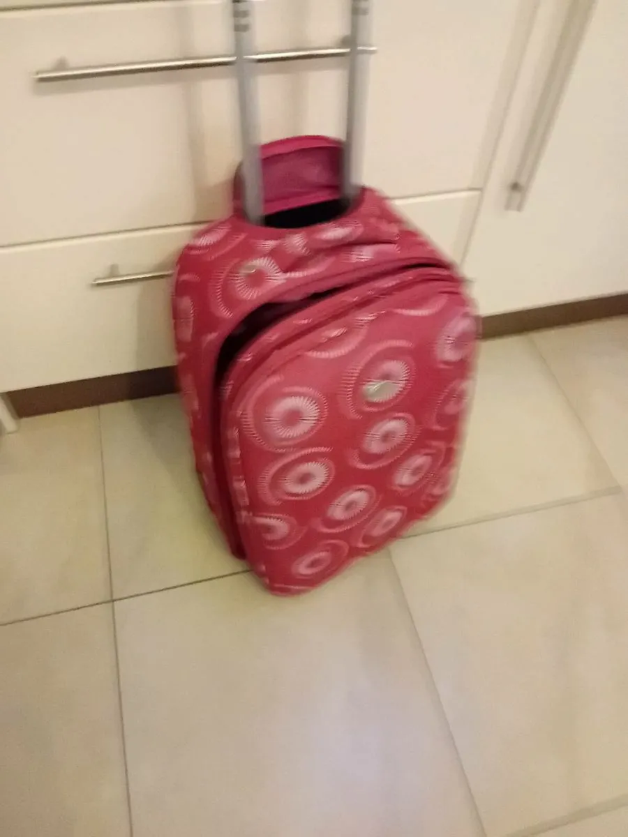 CABIN SIZE PINK SUITCASE - Image 1